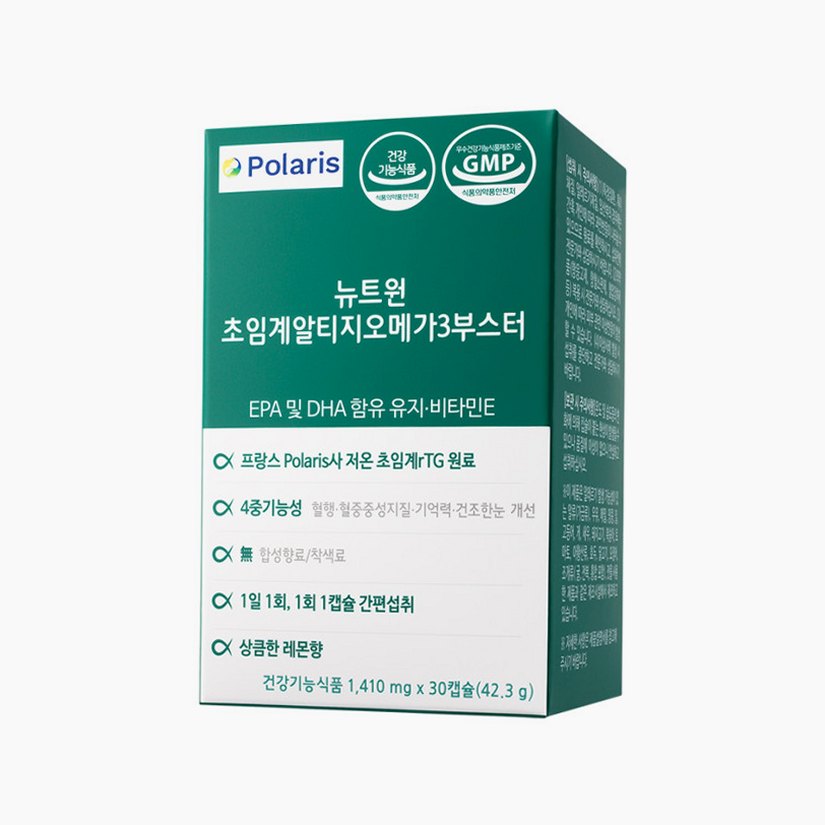뉴트원 초임계 알티지 오메가3 부스터 30캡슐, 1개