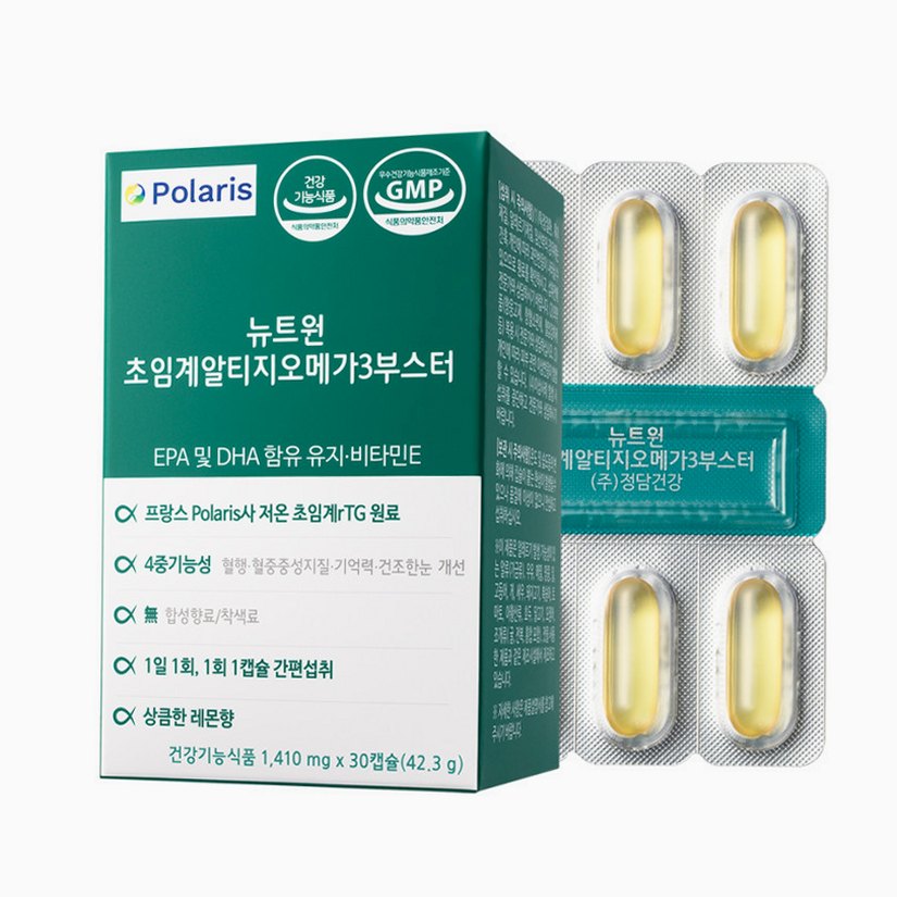 뉴트원 초임계 알티지 오메가3 부스터 30캡슐, 1개