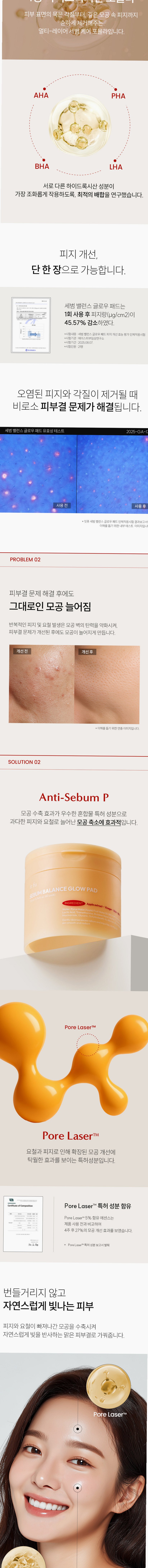 [요철제로 필링패드] 글로우 토너 패드 지우개 좁쌀 피지 모공 각질 아하 바하 60매, 2개